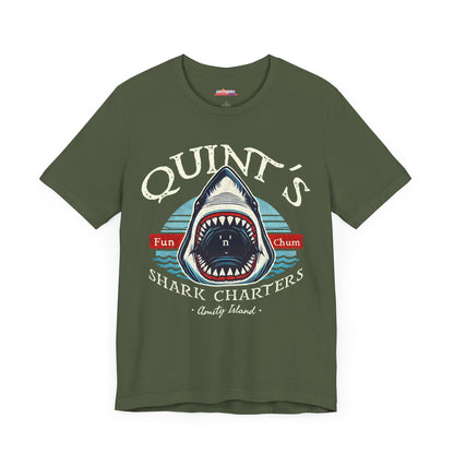 QUINT'S Shark Charters Tee V1 - Essential Oceanic Gear