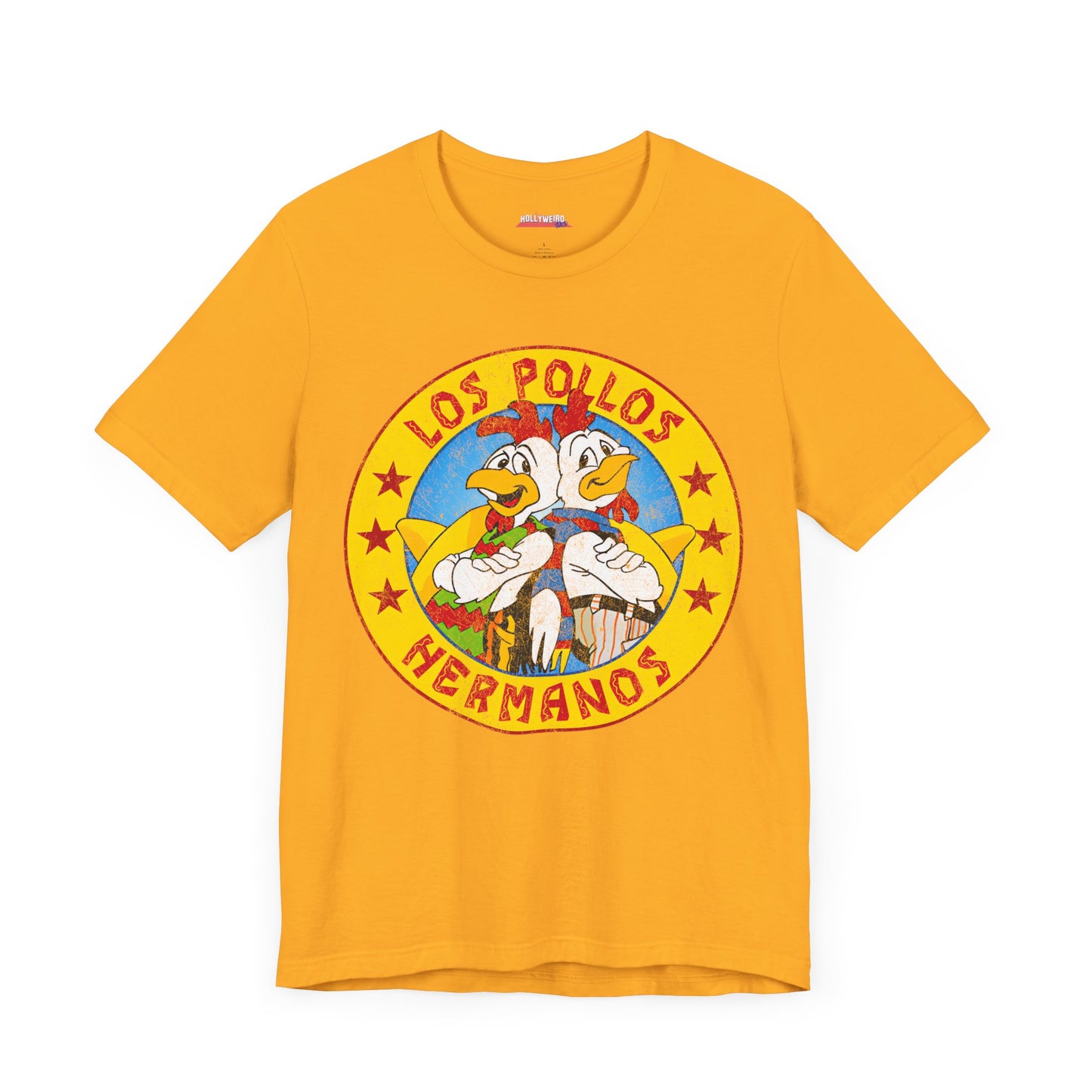 Los Pollos Hermanos Unisex T-Shirt - Breaking Bad Inspired Graphic Tee, Cool TV Show Merch, Classic Cotton Shirt, Trendy Pop Culture