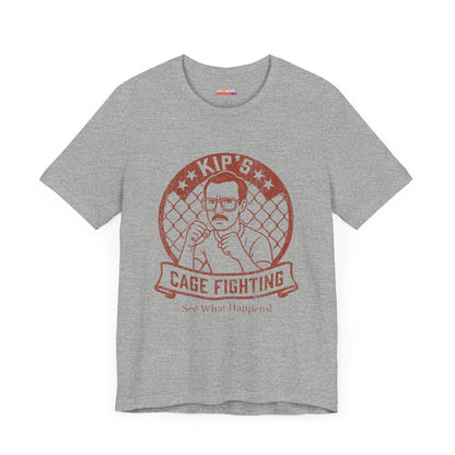 Kip's Cage Fighting T-Shirt, Men's Graphic Tee, Women's MMA Shirt, Martial Arts Top, Unisex Boxing Apparel