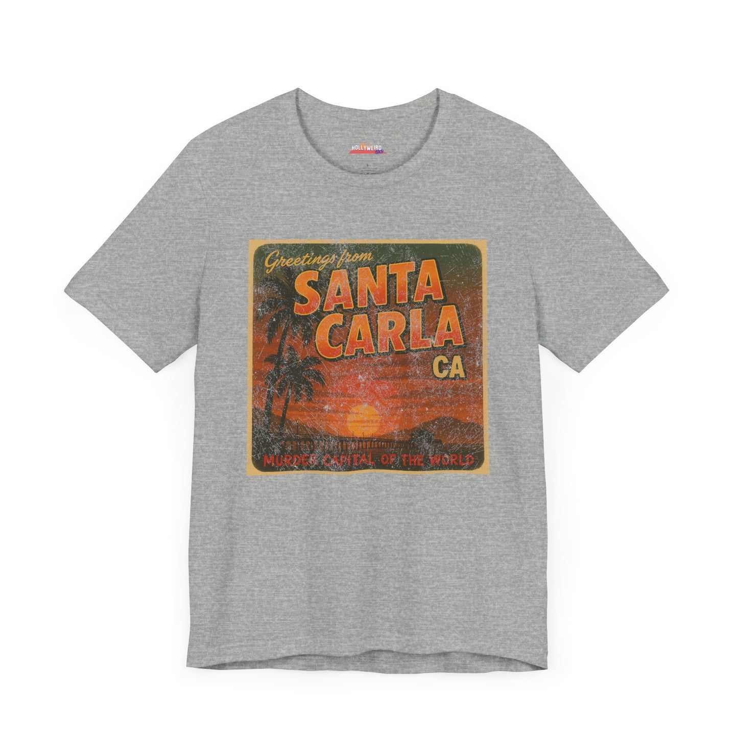 Santa Carla CA Lost Boys Inspired Unisex Tee, Vampire Movie Fan Shirt, Retro 80s Halloween Costume, Horror Movie Lover Gift, Alternative