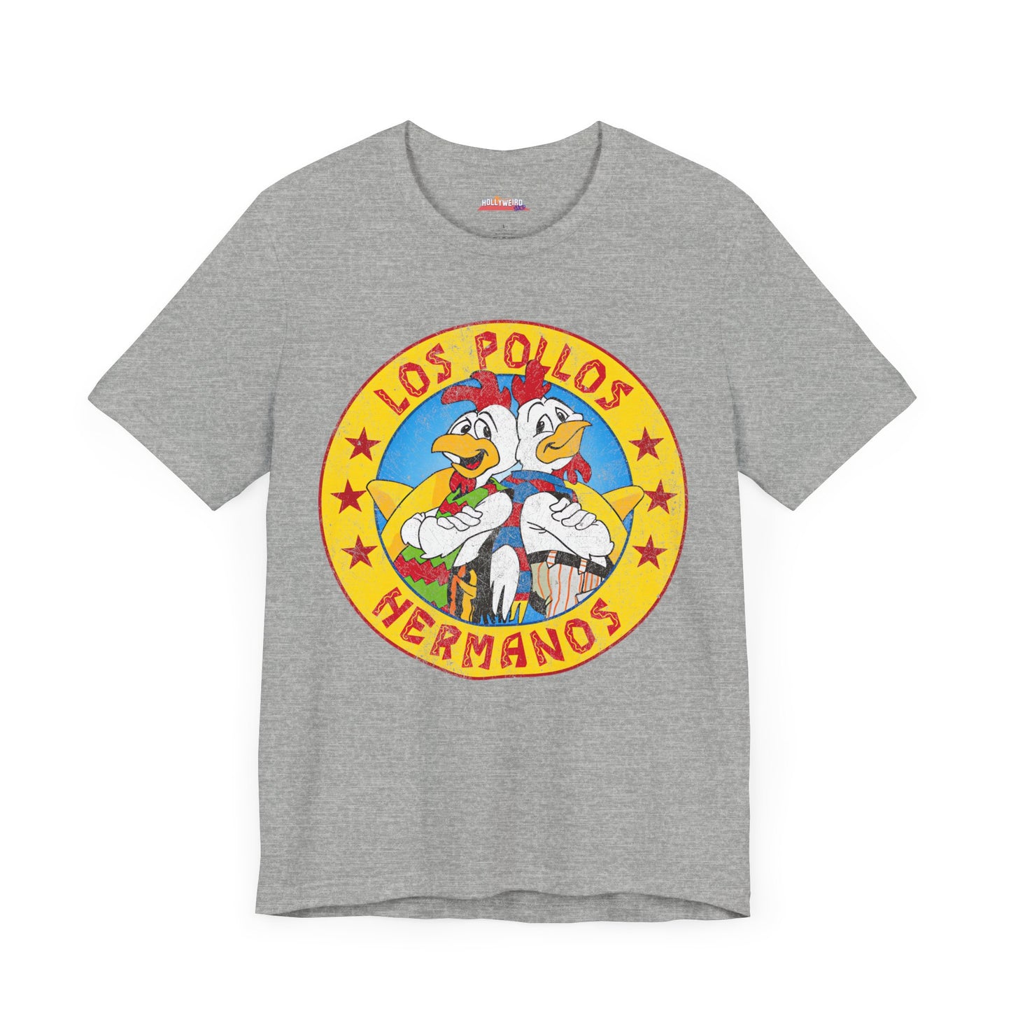 Los Pollos Hermanos Unisex T-Shirt - Breaking Bad Inspired Graphic Tee, Cool TV Show Merch, Classic Cotton Shirt, Trendy Pop Culture