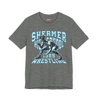 SHERMER High School Wrestling 1985 T-Shirt